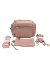 3-in-1 Multi-Zip Crossbody Bag Set