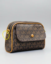 Monogram Print Multi-Zip Compact