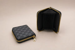 Monogram Zipper Card Wallet