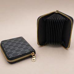 Monogram Zipper Card Wallet