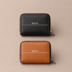 BOVI'S Zipper Card Wallet