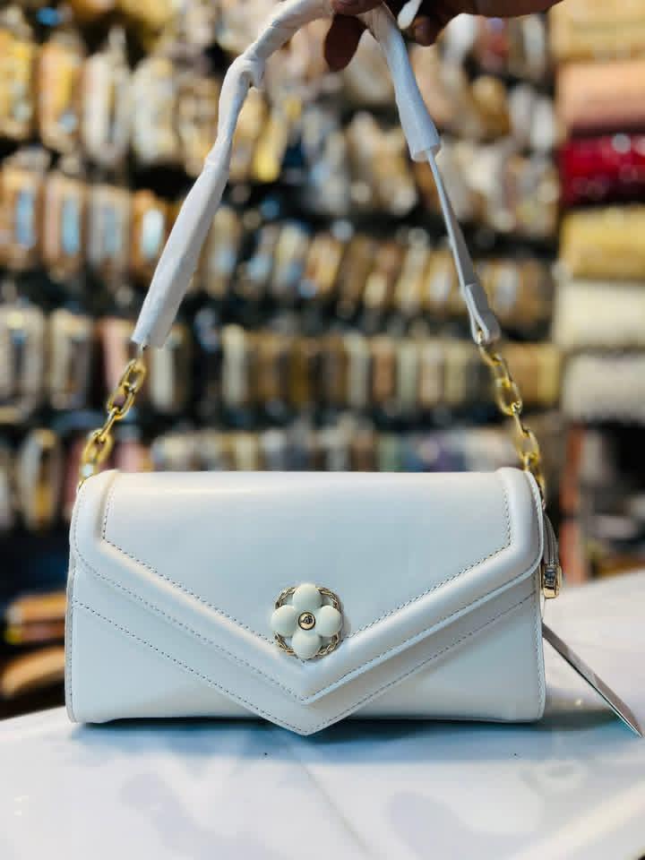 Floral Charm Envelope Crossbody Bag