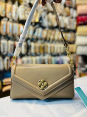 Floral Charm Envelope Crossbody Bag
