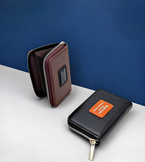 BIBOSI Zipper Card Wallet