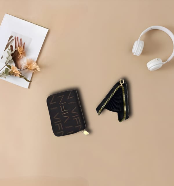 VIFN Zipper Card Wallet